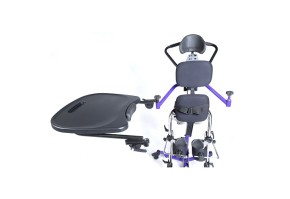 Черный литой поворотно-отводной столик 53х61 см PB5556