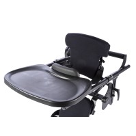 Черный формированный столик 28x48 см PT50204