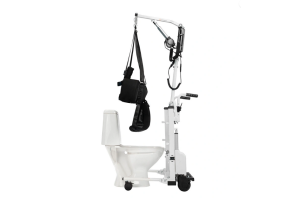 Возможность совмещения крана-подъемника со стационарным унитазом