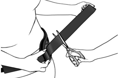 10) При необходимости отрежьте лишнюю длину