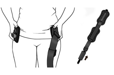 8) Снимите ортез и наденьте защитную крышку пряжки