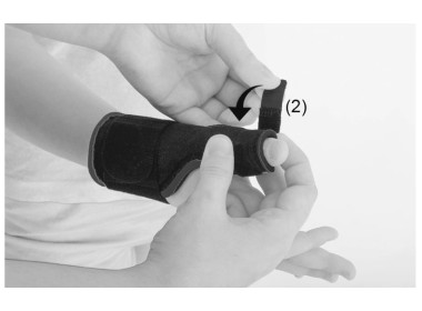 4) Застегнуть липучку (2)