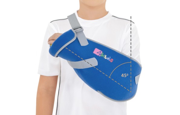 Иммобилизация при травмах плеча (45°)