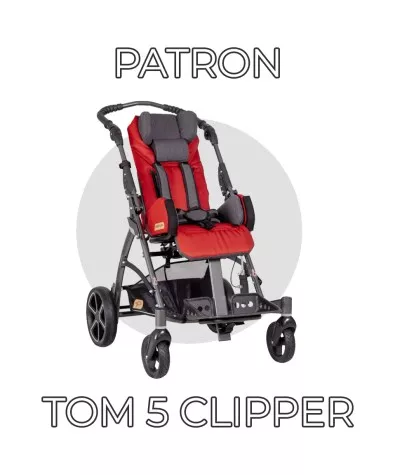 Детская инвалидная коляска ДЦП Patron Tom 5 Clipper T5c