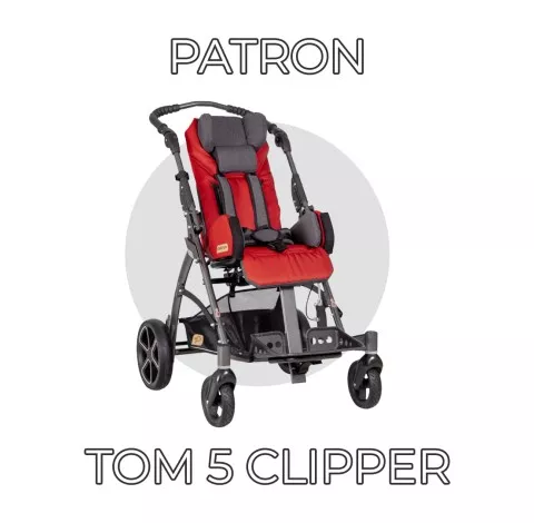 Детская инвалидная коляска ДЦП Patron Tom 5 Clipper T5c