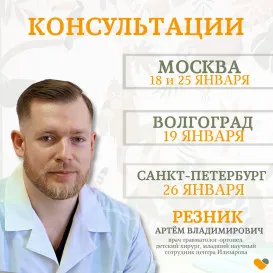 Приемы Артема Резника в январе