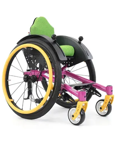 Детское инвалидное кресло-коляска активного типа с ручным приводом Sorg Mio Carbon